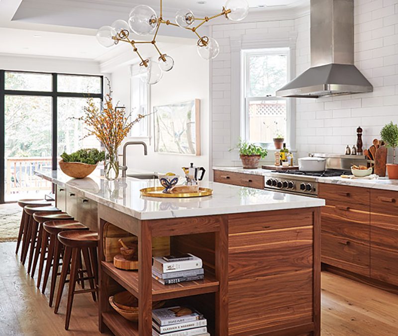 Trends we love: natural wood cabinets